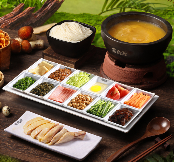 蒙自源香汁雞腿過橋米線